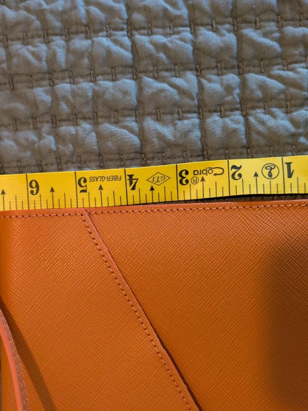 Lancaster Paris Pur & Element City Clutch Bag Bright Orange.